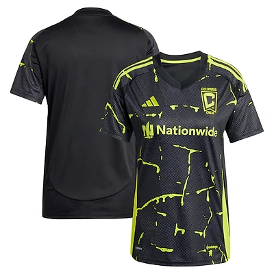 Women's adidas  Black Columbus Crew 2025 The Goosebumps Kit Replica Jersey
