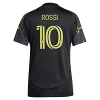 Women's adidas Diego Rossi Black Columbus Crew 2025 The Goosebumps Kit Replica Player Jersey