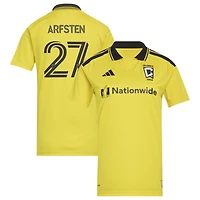 Maillot réplique adidas Maximilian Arfsten jaune Columbus Crew 2026 « Conçu pour l'excellence » femme