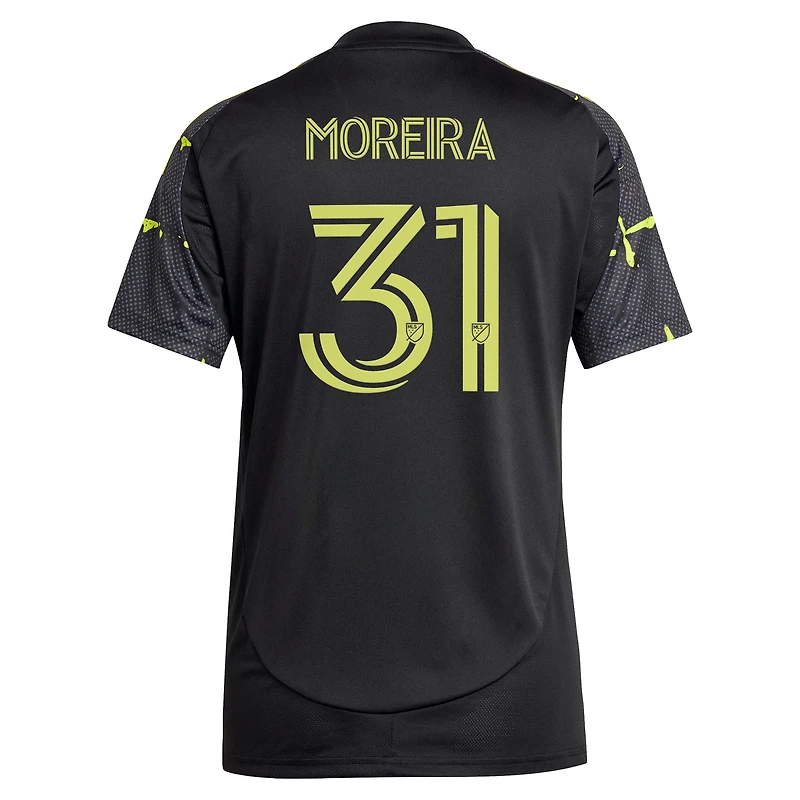 Maillot réplique adidas Steven Moreira noir Columbus Crew 2025 « Chair de poule » pour femme