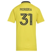 Women's adidas Steven Moreira Yellow Columbus Crew 2026 The Crafted for Excellence Kit Replica Jersey