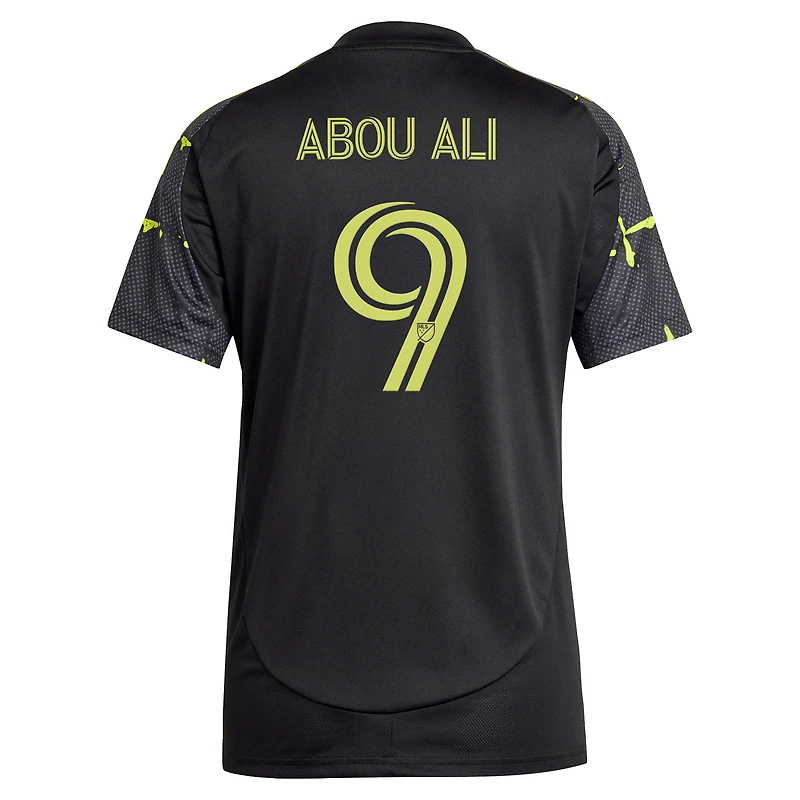 Maillot réplique adidas Wessam Abou Ali noir Columbus Crew 2025 « Chair de poule » pour femme