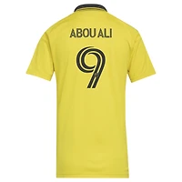 Maillot réplique adidas Wessam Abou Ali jaune Columbus Crew 2026 pour femme, conçu l'excellence