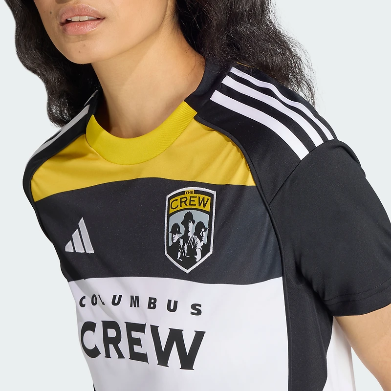 Maillot réplique adidas Columbus Crew 2025 blanc pour femme