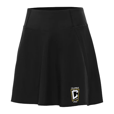 Women's Antigua Black Columbus Crew Chip Skort
