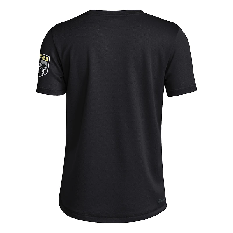 T-shirt adidas noir Columbus Crew 2025 Archive Collection pour jeune