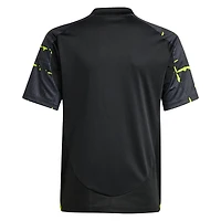 Youth adidas  Black Columbus Crew 2025 The Goosebumps Kit Replica Jersey