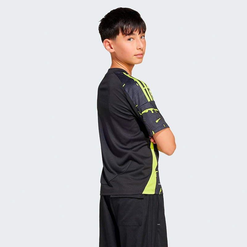 Maillot réplique du kit The Goosebumps 2025 noir pour jeunes adidas Columbus Crew