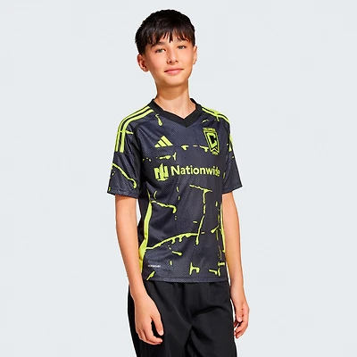 Youth adidas Black Columbus Crew 2025 The Goosebumps Kit Replica Jersey