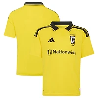 Youth adidas Gold Columbus Crew 2026 The Crafted for Excellence Kit Replica Jersey