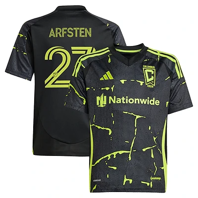Youth adidas Maximilian Arfsten Black Columbus Crew 2025 The Goosebumps Kit Replica Jersey