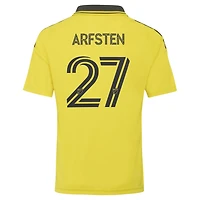 Youth adidas Maximilian Arfsten Yellow Columbus Crew 2026 The Crafted for Excellence Kit Replica Jersey