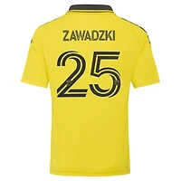 Maillot réplique adidas Sean Zawadzki jaune Columbus Crew 2026 « Conçu pour l'excellence » jeunes