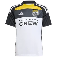 Maillot réplique adidas Columbus Crew 2025 blanc pour jeunes
