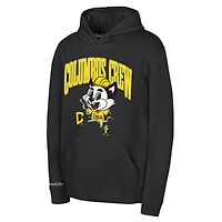 Youth Mitchell & Ness  Black Columbus Crew Mascot Break Out Pullover Hoodie