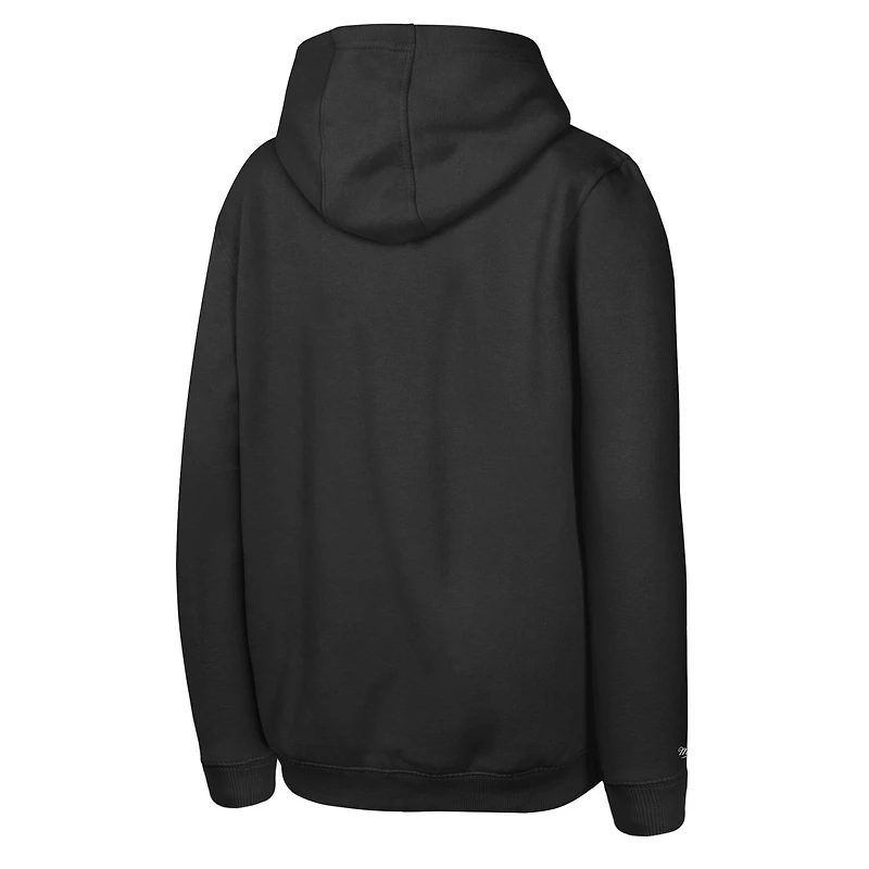 Youth Mitchell & Ness  Black Columbus Crew Mascot Break Out Pullover Hoodie