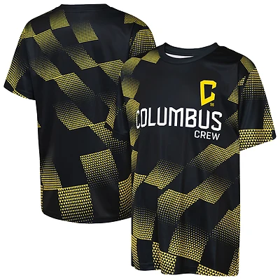 Youth Outerstuff  Black Columbus Crew Sheer Thrill T-Shirt