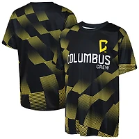 Youth Outerstuff  Black Columbus Crew Sheer Thrill T-Shirt