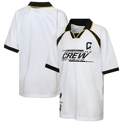T-shirt raglan blanc Outerstuff Columbus Crew en maille pour jeunes