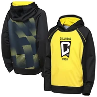 Youth Outerstuff  Yellow/Black Columbus Crew Striker Fleece Hoodie