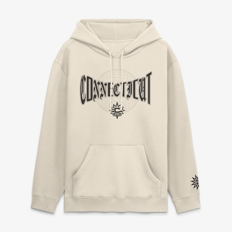 Men's Fanatics Cream Connecticut Sun Legacy Fleece Pullover Hoodie