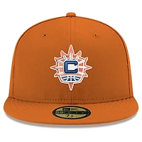 Casquette ajustée New Era orange Connecticut Sun Team 59FIFTY pour homme