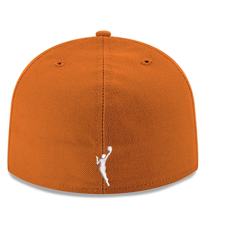 Men's New Era Orange Connecticut Sun Team 59FIFTY Fitted Hat
