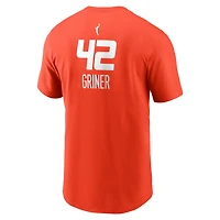 Men's Nike Brittney Griner Orange Connecticut Sun Explorer Edition Name & Number T-Shirt