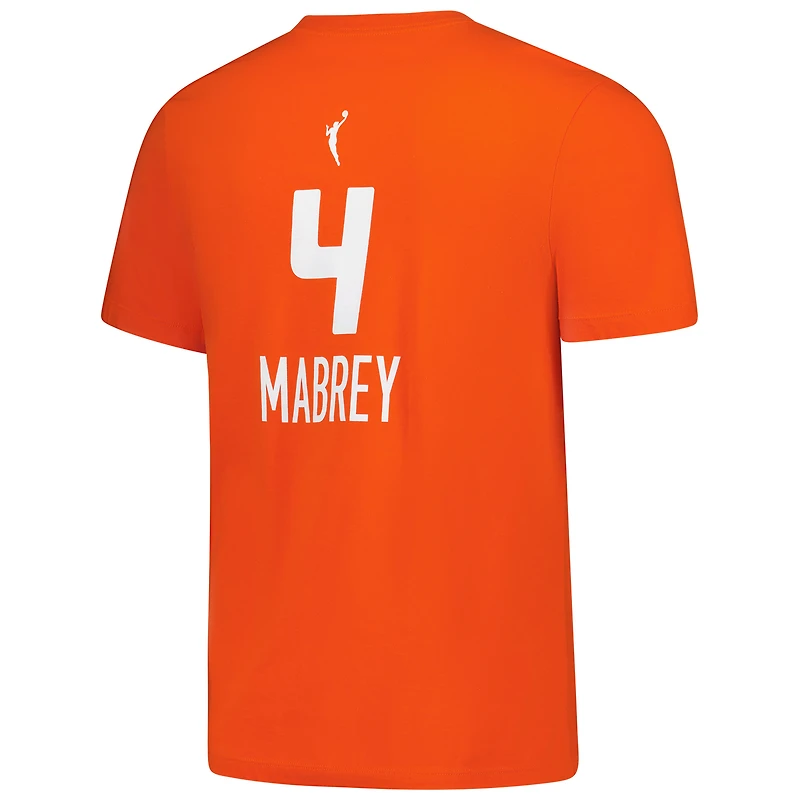 T-shirt Nike Marina Mabrey orange Connecticut Sun Explorer Edition pour homme avec nom et numéro
