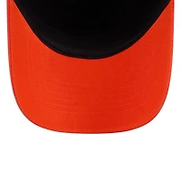 Casquette unisexe New Era bleu marine/orange Connecticut Sun WNBA Tip-Off 2026 avec badge métallique et monture en A, modèle 9FORTY ajustable