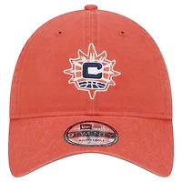 Casquette réglable unisexe New Era Orange Connecticut Sun Core Logo 9TWENTY