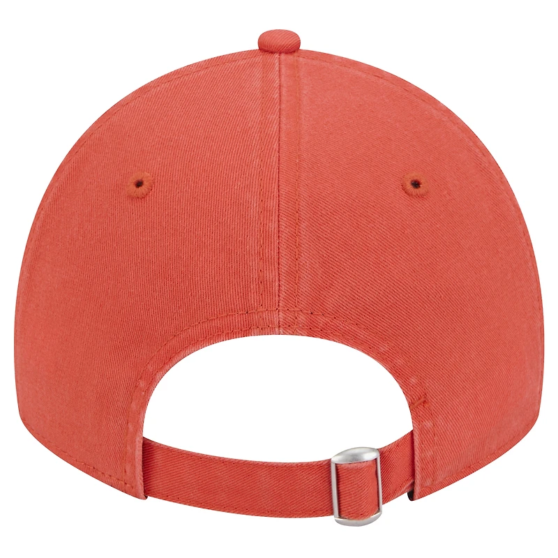Casquette réglable unisexe New Era Orange Connecticut Sun Core Logo 9TWENTY