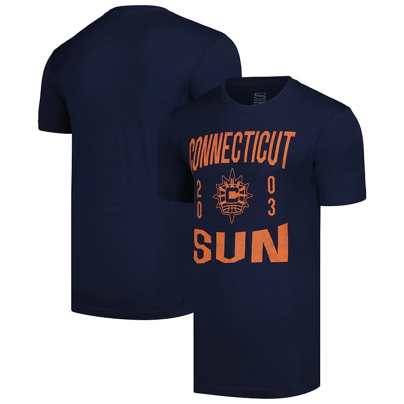 Unisex Stadium Essentials Navy Connecticut Sun City Year T-Shirt
