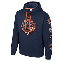 Sweat à capuche unisexe Stadium Essentials bleu marine Connecticut Sun Elementized