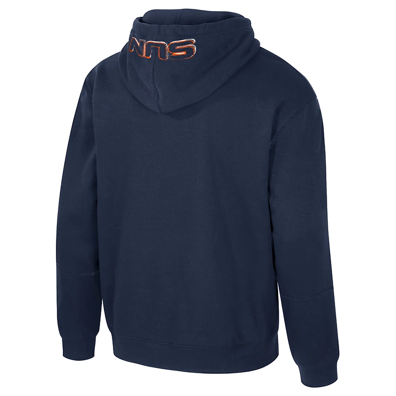 Sweat à capuche unisexe Stadium Essentials bleu marine Connecticut Sun Elementized