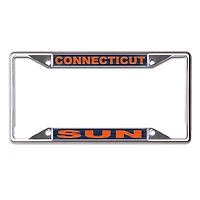 Cadre de plaque d'immatriculation WinCraft Connecticut Sun en métal découpé au laser
