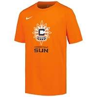 T-shirt Nike Orange Connecticut Sun Essential avec logo pour jeune