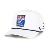 Men's '47  White Connor Zilisch Driver Hitch Rope brrr° Adjustable Hat