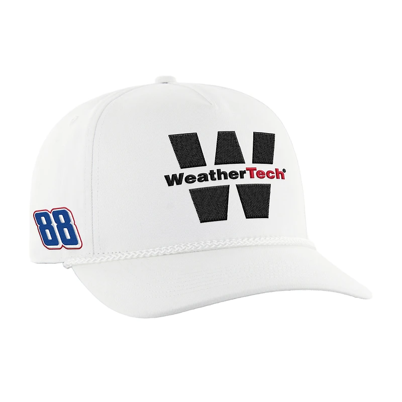 Men's '47 White Connor Zilisch WeatherTech Hitch Rope Adjustable Hat