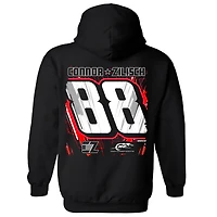 Tenue officielle de l'équipe JR Motorsports pour hommes, noire, Connor Zilisch