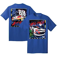 T-shirt officiel de l'équipe JR Motorsports pour homme Royal Connor Zilisch WeatherTech Car
