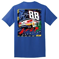 T-shirt officiel de l'équipe JR Motorsports pour homme Royal Connor Zilisch WeatherTech Car
