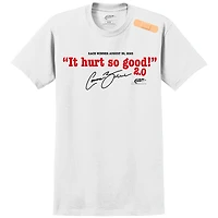 T-shirt officiel de l'équipe JR Motorsports pour homme, blanc, Connor Zilisch, vainqueur la course NASCAR Xfinity Series Pacific Office Automation 147 2025