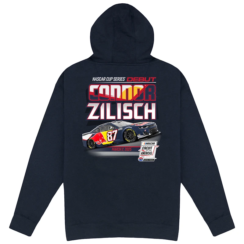 Men's Trackhouse Racing Team Collection Black Connor Zilisch Red Bull Car Pullover Hoodie