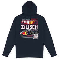 Men's Trackhouse Racing Team Collection Black Connor Zilisch Red Bull Car Pullover Hoodie