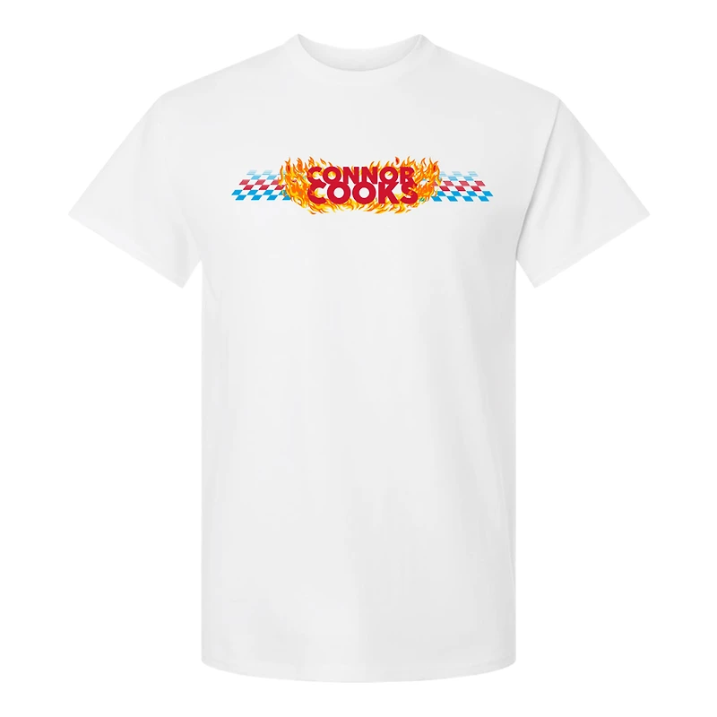 Men's Trackhouse Racing Team Collection White Connor Zilisch #88 Wendy's T-Shirt