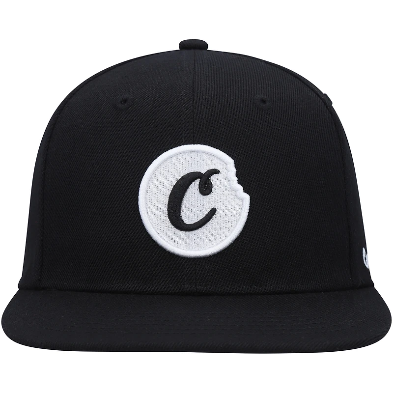 Casquette Snapback C-Bite Cookies noire pour homme