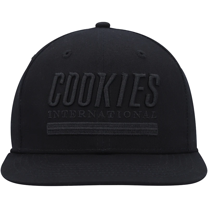 Casquette snapback Costa Azul Cookies noire pour homme