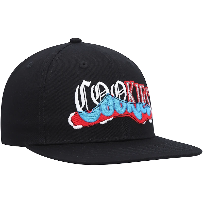 Casquette Snapback Cookies noire Upper Echelon pour hommes