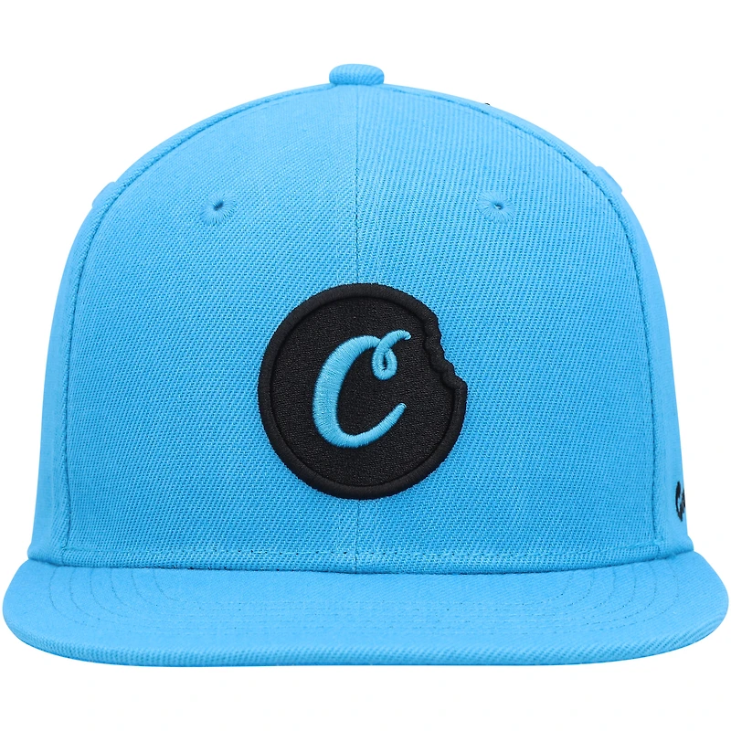 Men's Cookies Blue C-Bite Snapback Hat